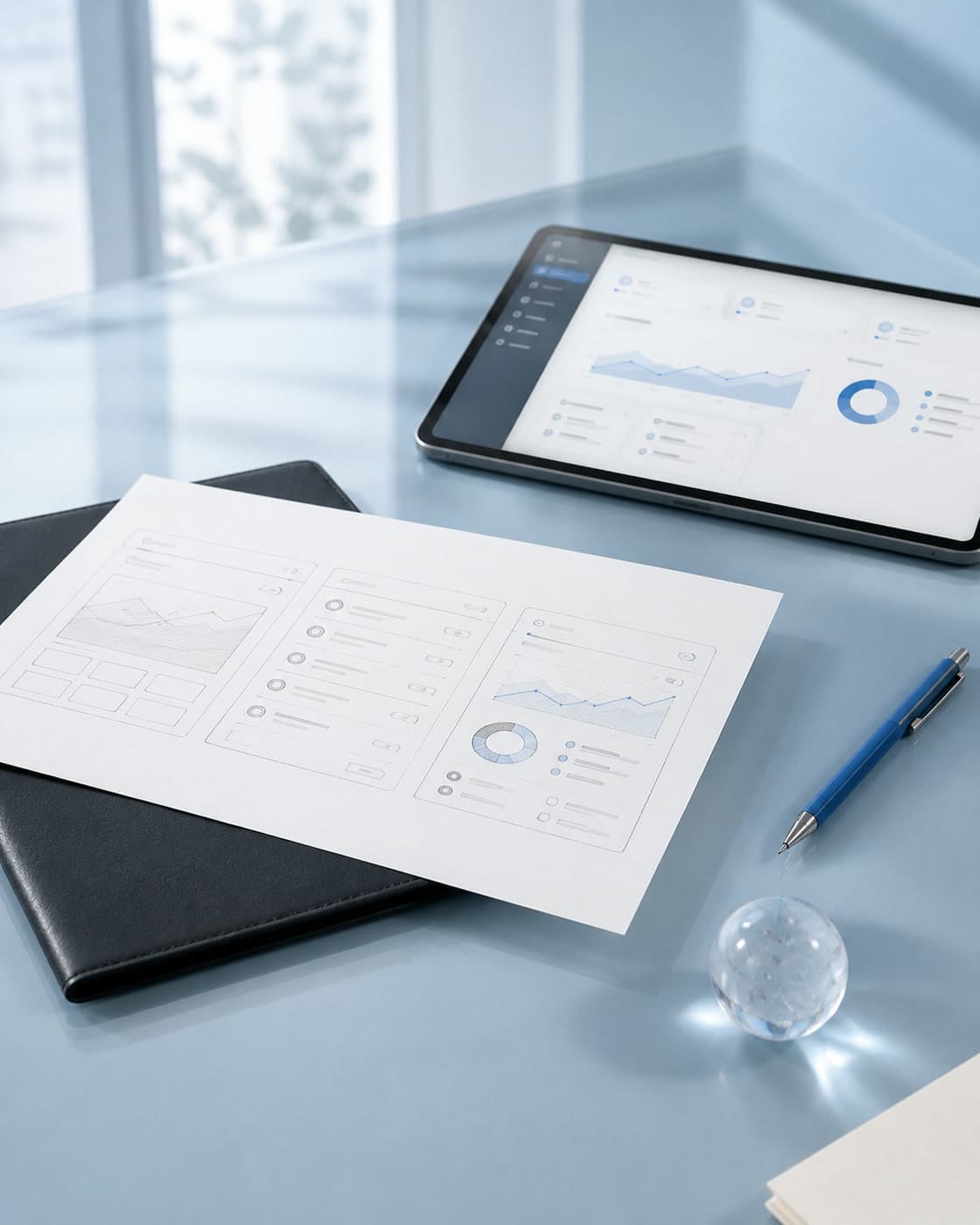 Every screen starts on paper.